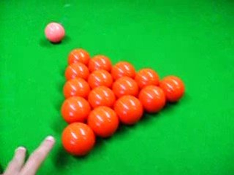Anstoß beim snooker bye the Snookergang