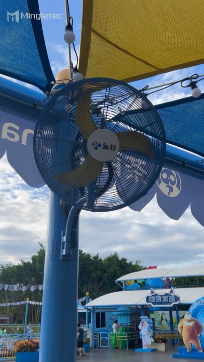 Mingletec 20 inch BLDC industrial wall fan #mingletec  #wallfan #coolingfan #energysaving #warehouse