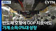 반도체 호황에 GDP '훌쩍'...가계 소득은 0%대 성장 / YTN
