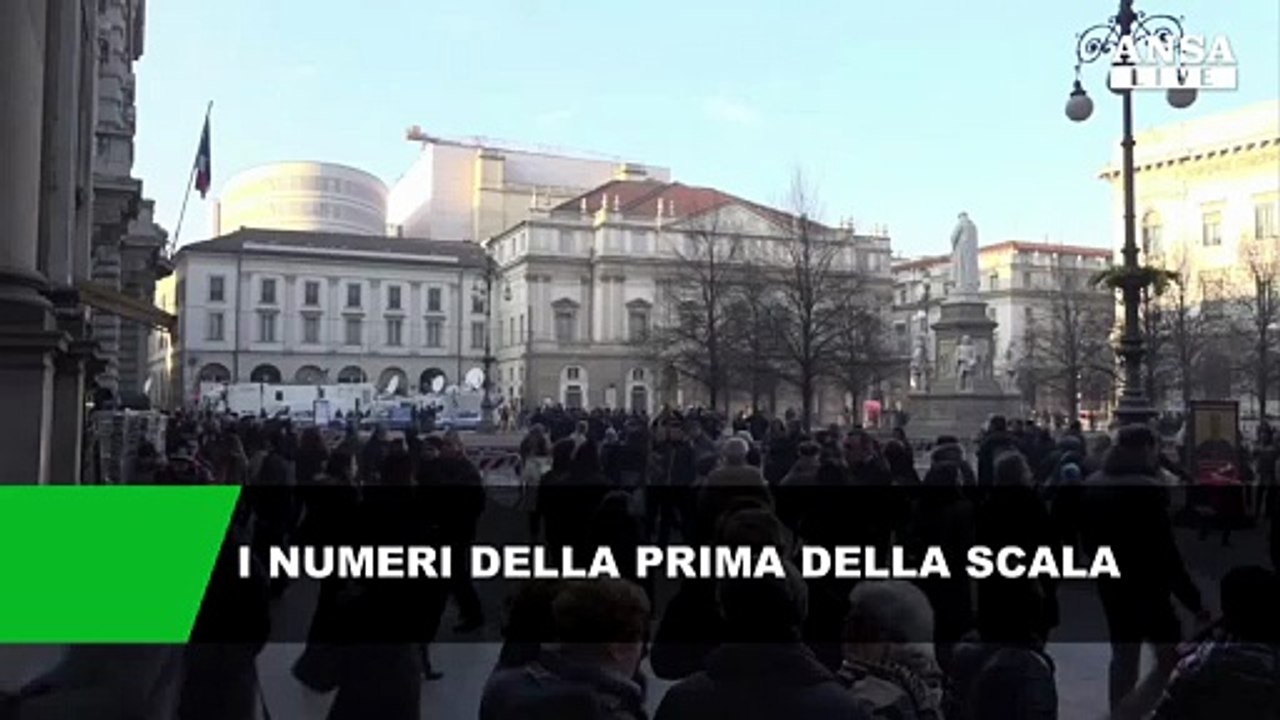 Tutti i numeri della prima della Scala