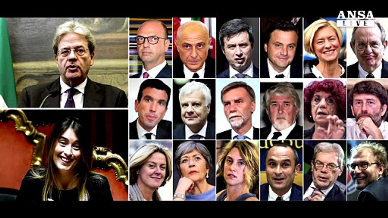 La squadra di Gentiloni
