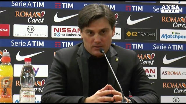 Montella: stanno crescendo anche gli avversari