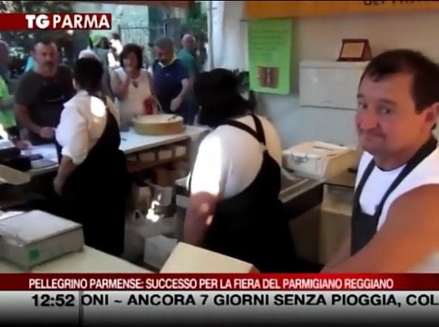 Pellegrino: grande successo della fiera del parmigiano reggiano