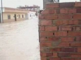 Río Palmones desbordado (Los Barrios)