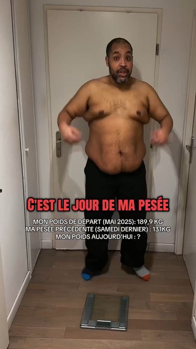 Aujourd’hui, c’est le jour de ma pesée hebdomadaire.#lifestyle #pertedepoids #transformation #motivation