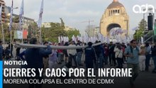 Caos vial y cierres de Metrobús por mitin Morenista