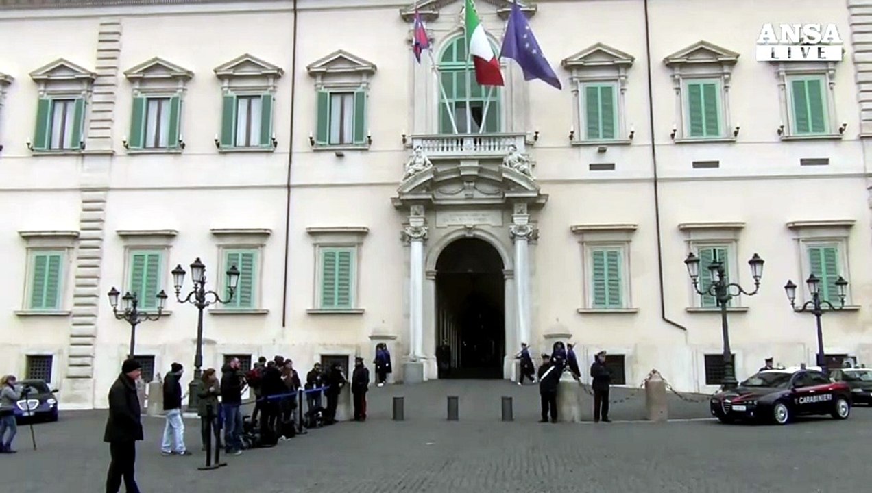 Gentiloni arriva al Colle