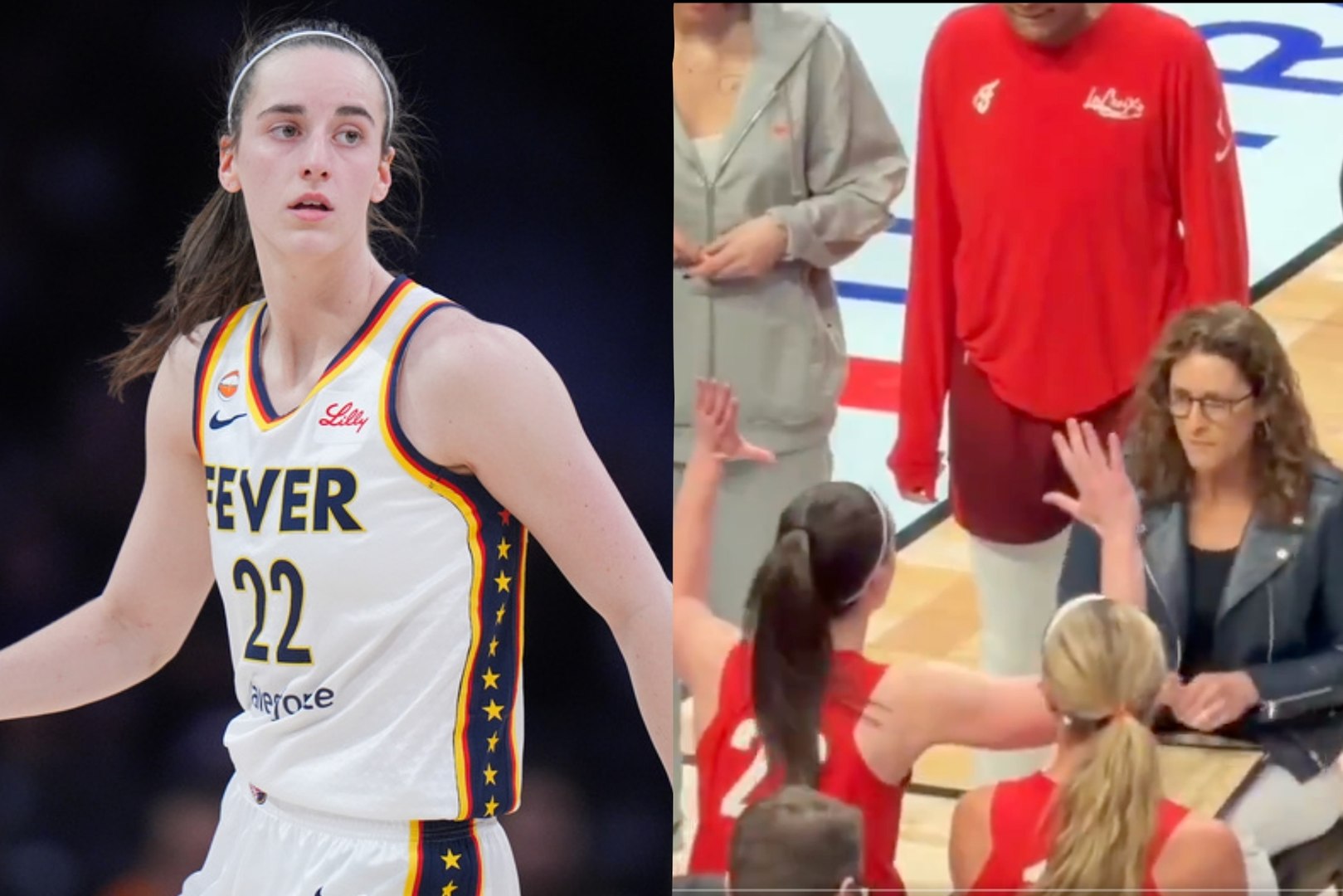 Caitlin Clark and Stephanie White's heated sideline exchange sparks major  questions among Fever fans
