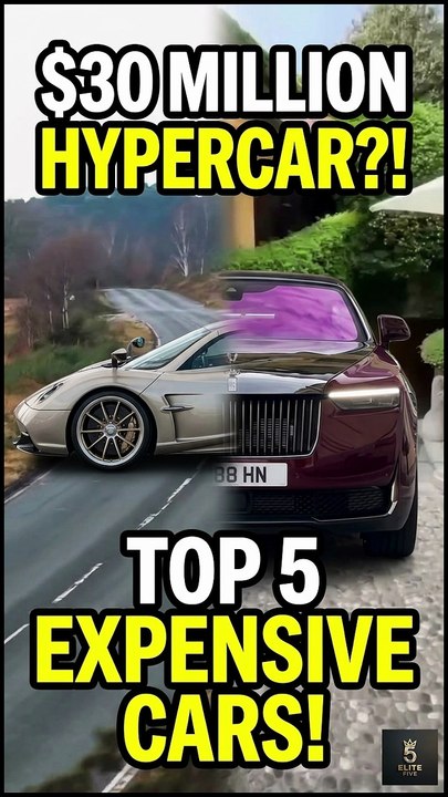 5 most expensive hypercars