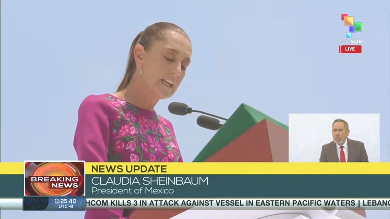 Mexico Pres. Sheinbaum presents accountability report on the anniversary of her election triumph