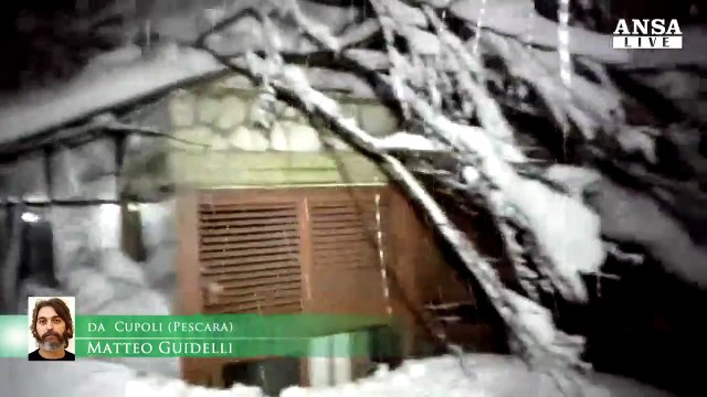 Soccorsi verso hotel Rigopiano, il racconto dell'inviato ANSA