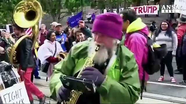 Non solo a Washington, proteste anti-Trump in altre citta'