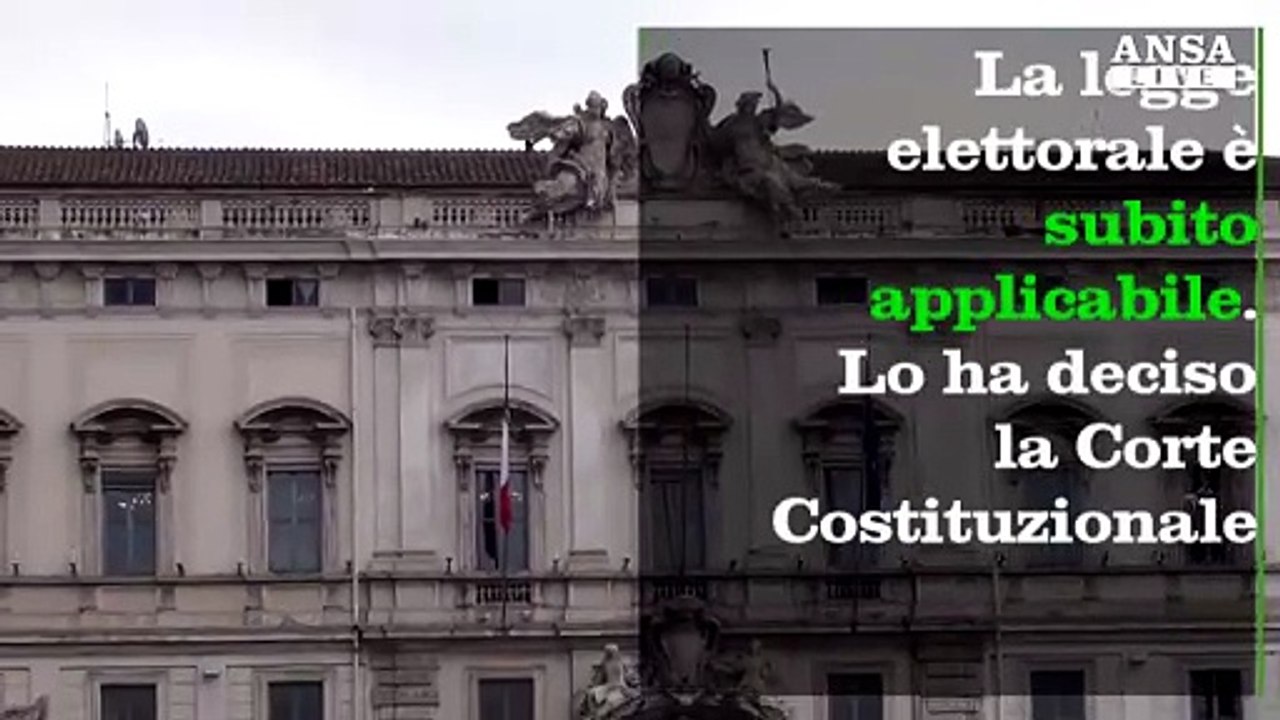 Italicum subito applicabile