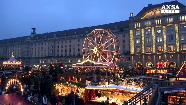 Ecco lo 'Striezelmarkt', il mercatino di Natale di Dresda
