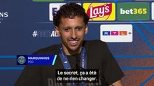 Marquinhos : “On a un entraîneur qui nous a montré le chemin”