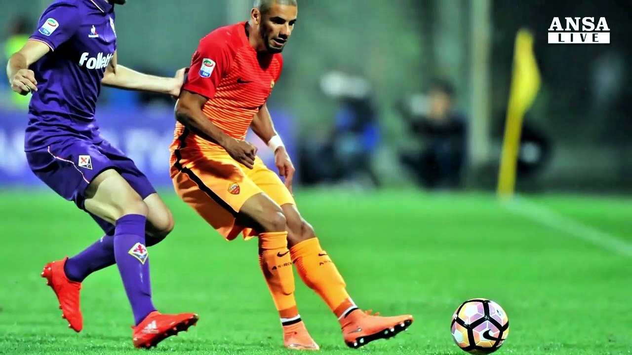 Stasera posticipo Roma-Fiorentina