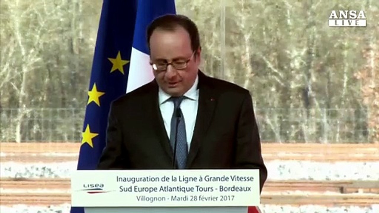Sparo interrompe Hollande