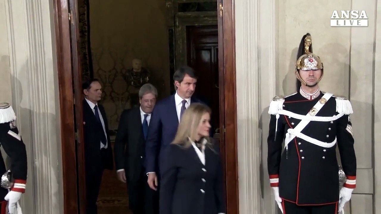 Si concludono consultazioni Gentiloni