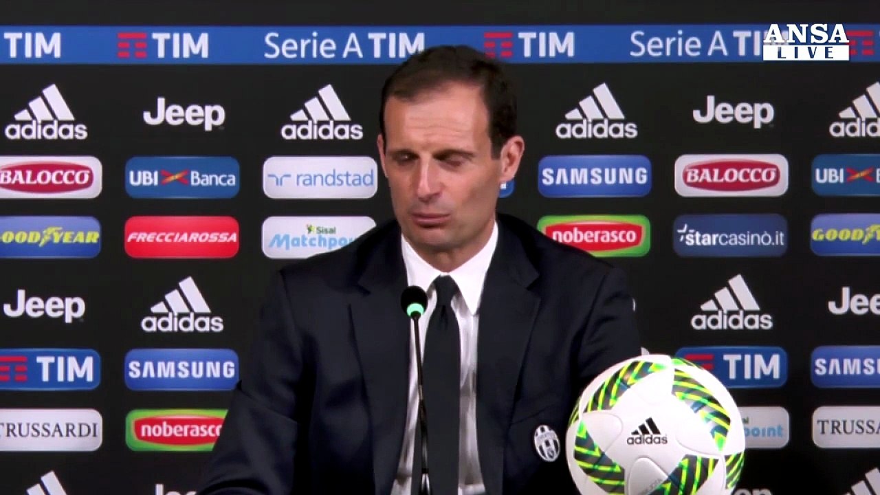Allegri: "Scelgo la formazione non per accontentare i giocatori"