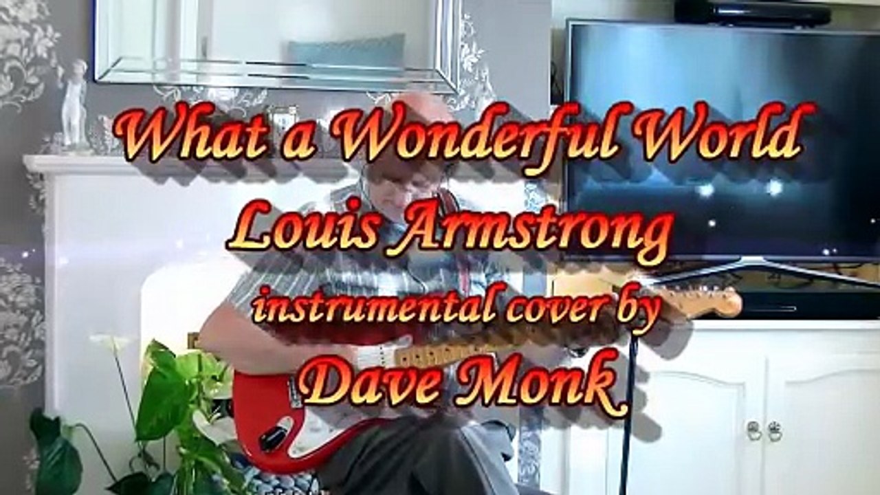 What a Wonderful World - Louis Armstrong  gitar...