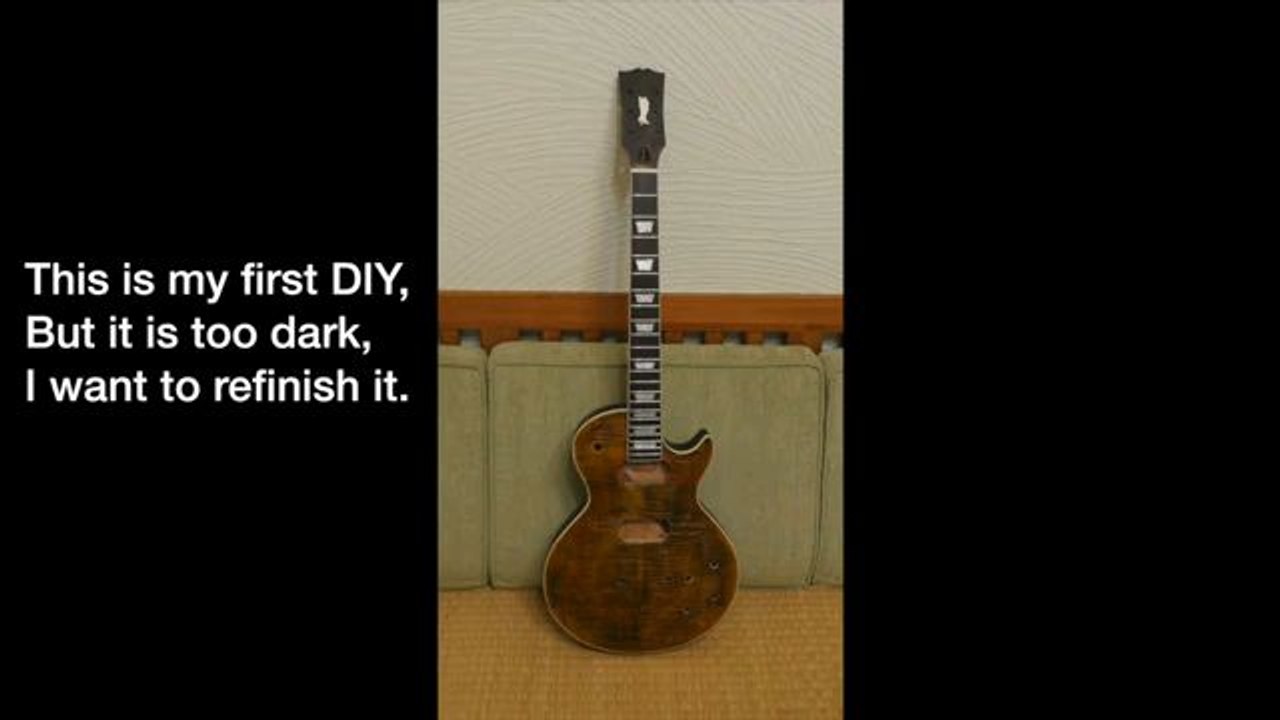 Les Paul kit build and restained