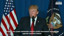 Il discorso di Trump: "Bombe in Sira per sicurezza Usa"