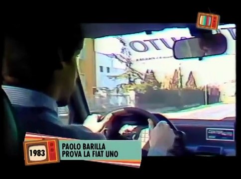 Sembra ieri: Paolo Barilla prova la Fiat Uno (1983)