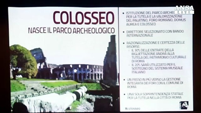 Consiglio Stato: ok parco archeologico Colosseo