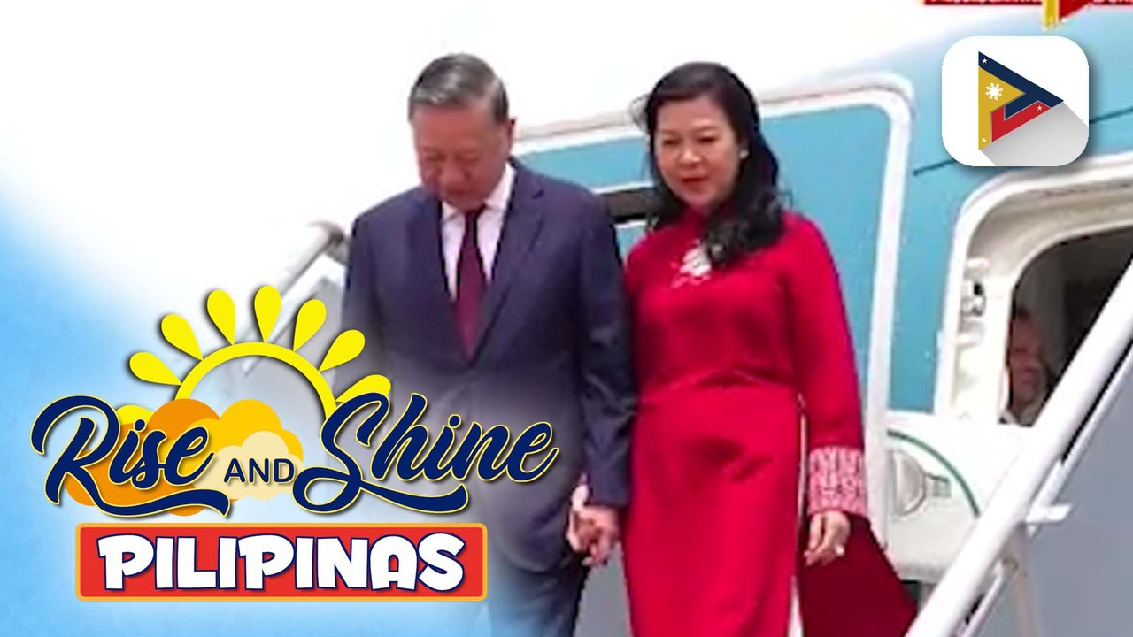 Vietnamese Pres. To Lam, mag-aalay ng bulaklak sa bantayog ng pambansang bayani sa Rizal Park sa Maynila | ulat ni Carlo Candelaria