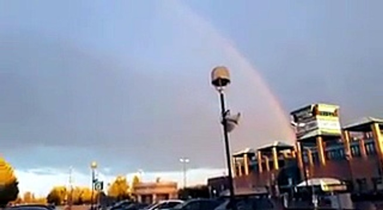 Video-arcobaleno in zona Centro Torri