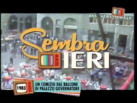 Sembra ieri: un comizio dal balcone di Palazzo Governatore (1983)