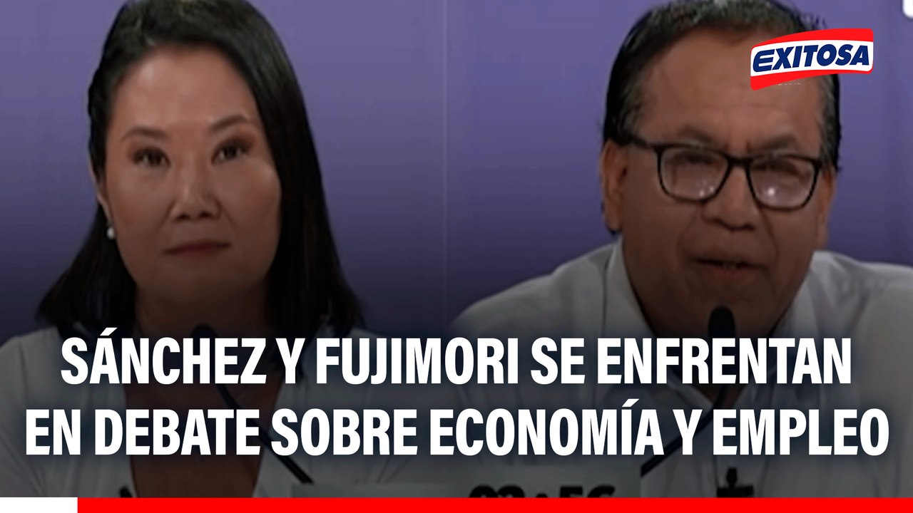 Roberto Sánchez y Keiko Fujimori se enfrentan e...