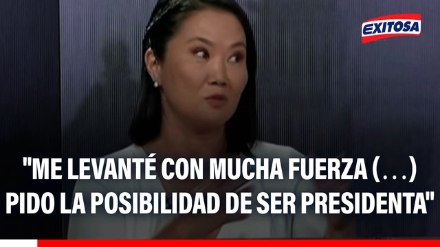 Keiko Fujimori reconoce errores de su trayectoria política y pide una oportunidad para gobernar