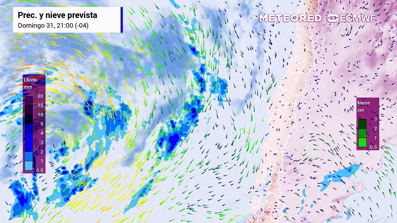 Nubes y nieblas costeras ingresan a Santiago este lunes