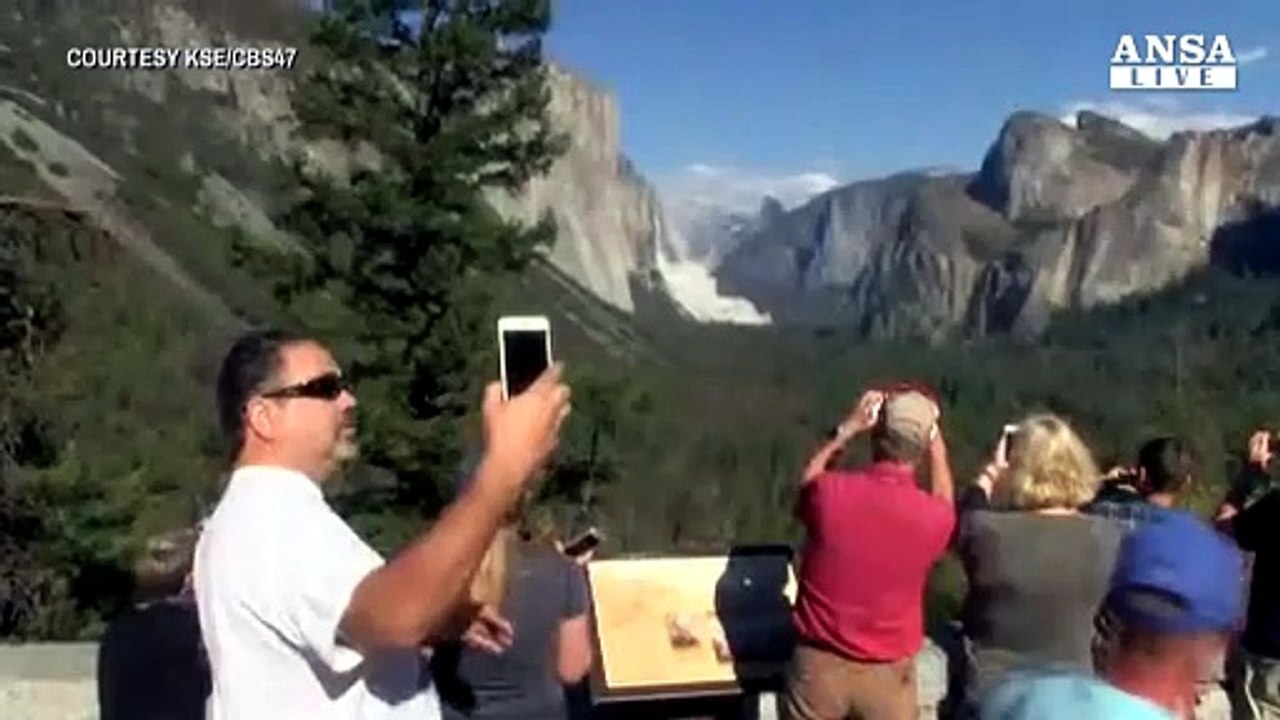 Usa, crolli al monolito El Capitan nel Parco di Yosemite