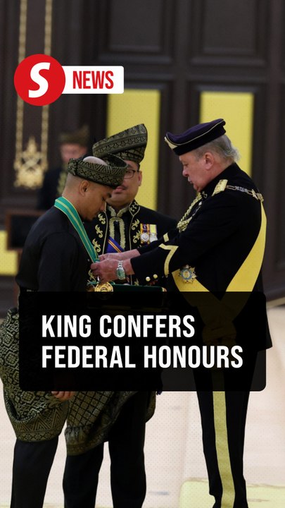 Sultan Ibrahim graces federal awards investiture ceremony
