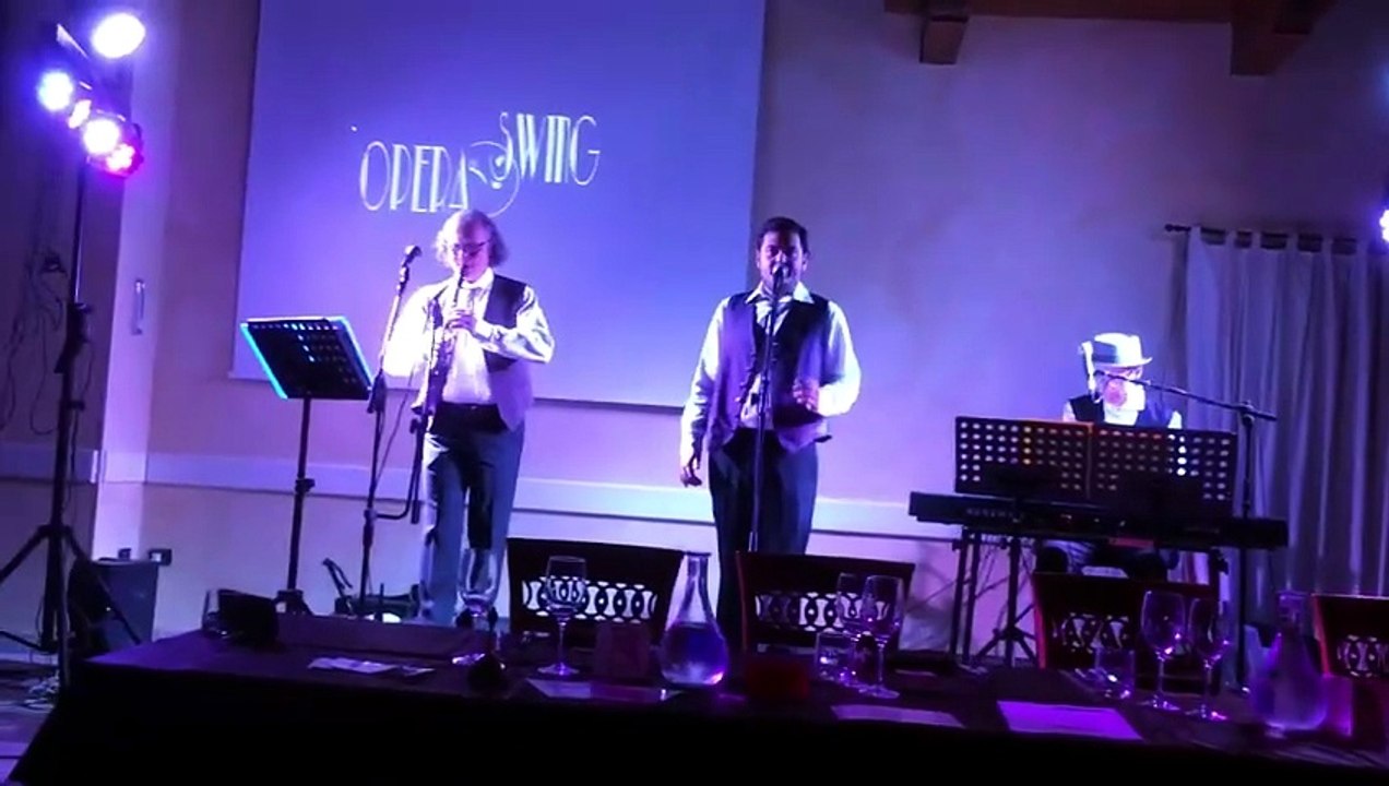 Pietro Brunetto e i fratelli Campanini in "Tu che mi hai preso il cuor"