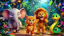 Zat’s Jungle Dance Party 🦁🐘🐒  Fun Dance Song for Kids 🎶