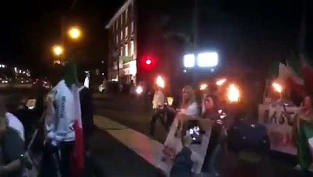 Il corteo di Casapound per la sicurezza e contro il degrado