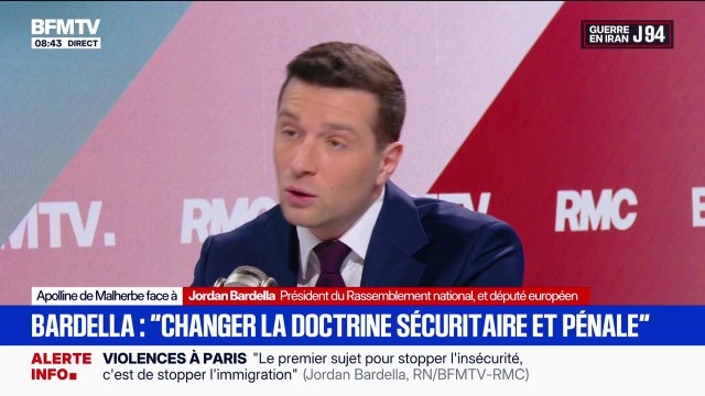 Débordements après le sacre du PSG: Si demain nous sommes à la tête du pays, nous sifflerons la fin de la récréation , déclare Jordan Bardella