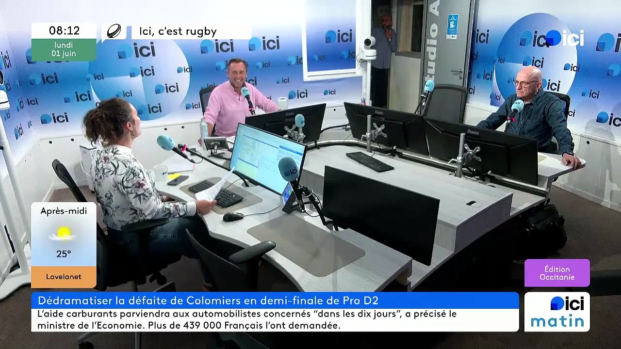 ICI C'EST RUGBY - Jacques Breda veut dédramatiser la défaite de Colomiers en demi-finale de Pro D2