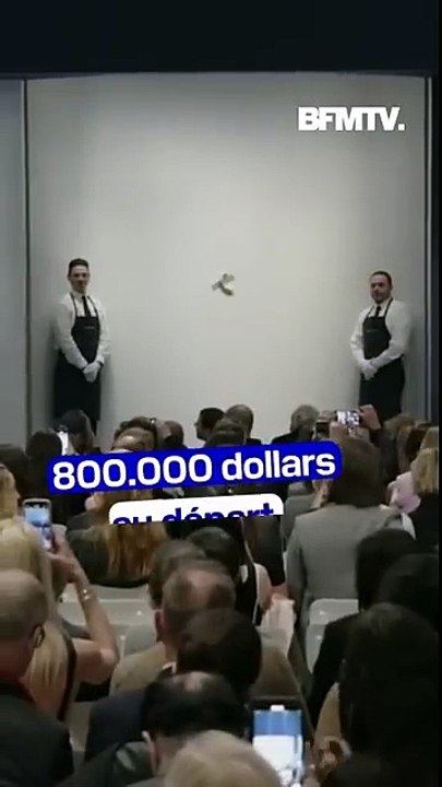 Voici l'œuvre emblématique de Maurizio Cattelan représentant une banane fixée au mur