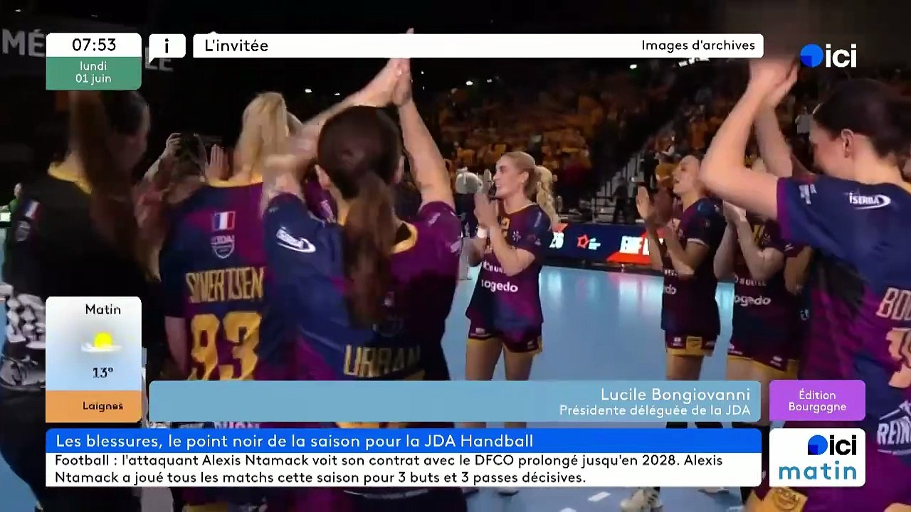 Lucile Bongiovanni, présidente déléguée de la JDA Hand