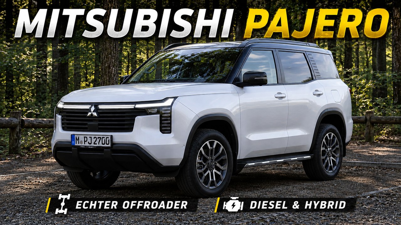 2027 Mitsubishi Pajero (Montero) Comeback: Echter Geländewagen statt SUV