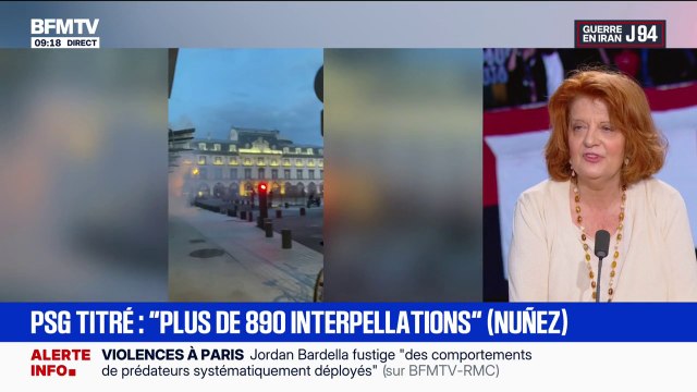 Débordements après le sacre du PSG: Laure Beccuau, procureure de la République de Paris, annonce un total de “256 gardes à vue”