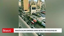İsrail'in saldırı emrinden sonra Beyrut'tan kaçış başladı