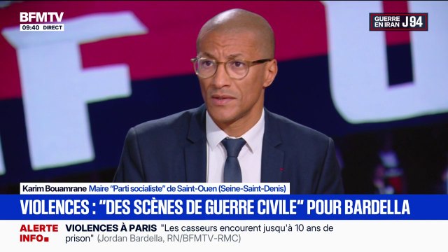 Débordements après le sacre du PSG: Des comportements inacceptables et indignes du respect des règles républicaines , pour Karim Bouamrane, maire PS de Saint-Ouen
