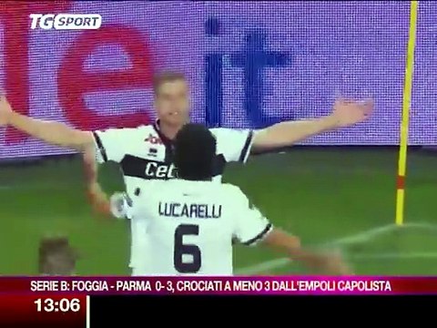 Riguarda i gol dei crociati (e il servizio del Tg Parma) a Foggia Video
