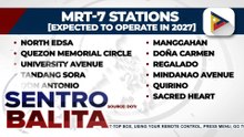 DOTr, nilinaw na 14 stations pa rin ng MRT-7 ang bubuksan; 12 stations, inaasahang magiging operational sa 2027
