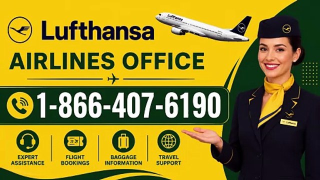 1-866-407-6190 Lufthansa Airlines Dubai (DXB) Office